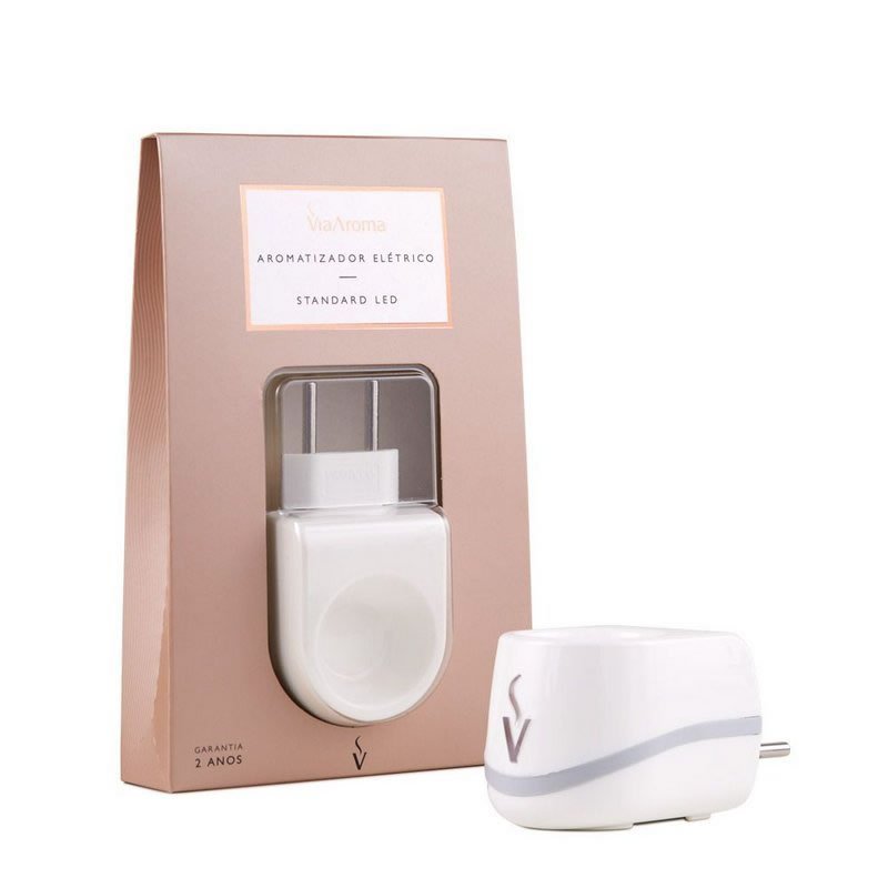 Aromatizador elétrico com LED Via Aroma
